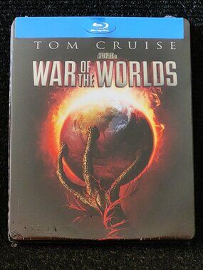 *NEW* WAR OF THE WORLDS Blu-ray Steelbook 2005 Tom Cruise Steven Spielberg